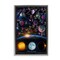 Stupell Industries Educational Astronomy Alphabet Floating Frame, design by Ali Chris